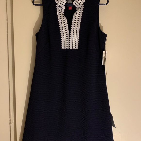 Vince Camuto Mandarin Style Sleeveless Dress - Size 8 - NWT - Picture 2 of 10